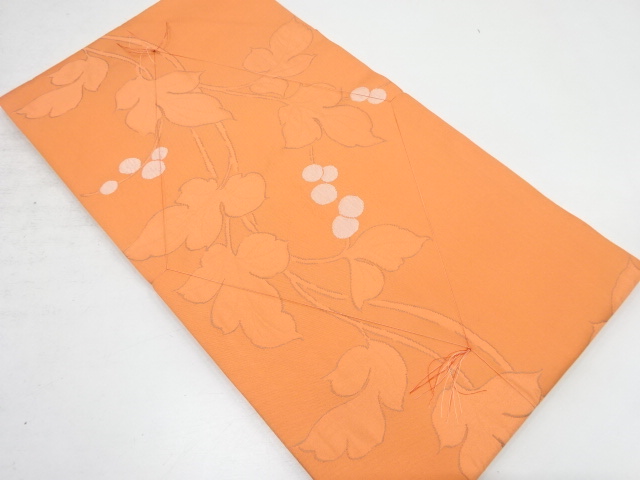 未使用品　蔦の実模様織り出し名古屋帯